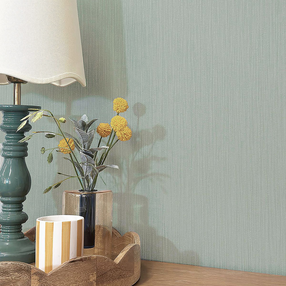 Belgravia Decor Suki Texture Green Wallpaper Image 2