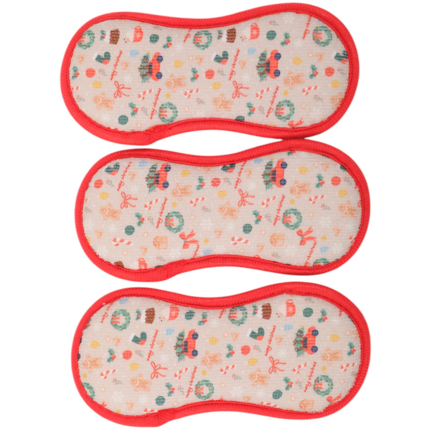 Pack of 3 Cosy Christmas Cleaning Pads Image 3