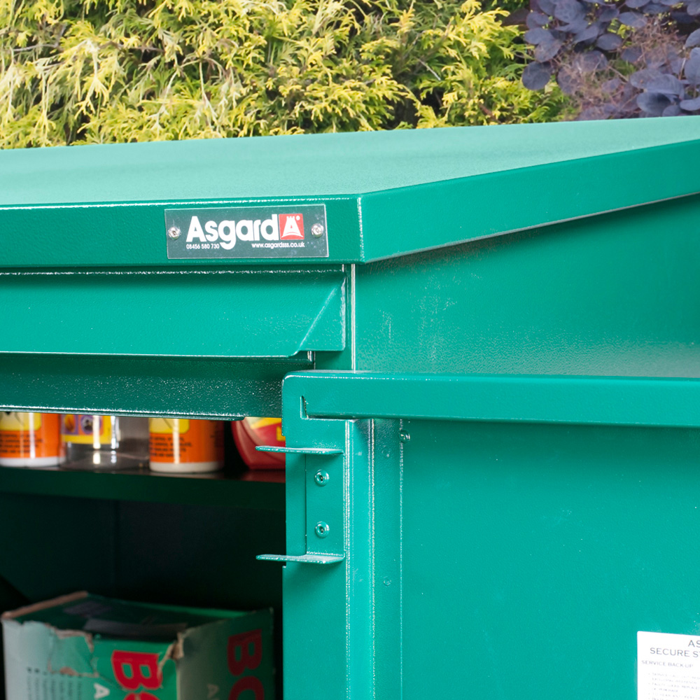 Asgard Annexe Secured by Design 6 x 3ft Double Door Grey Caravan Storage Shed Image 4