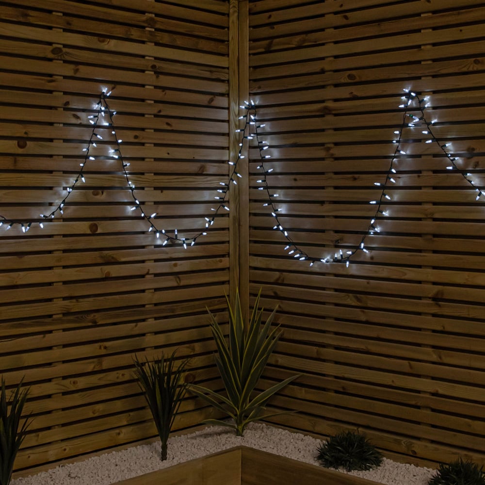 Samuel Alexander 300 White LED Multi-Function Fairy Cap Green String Light 7.5m Image 4