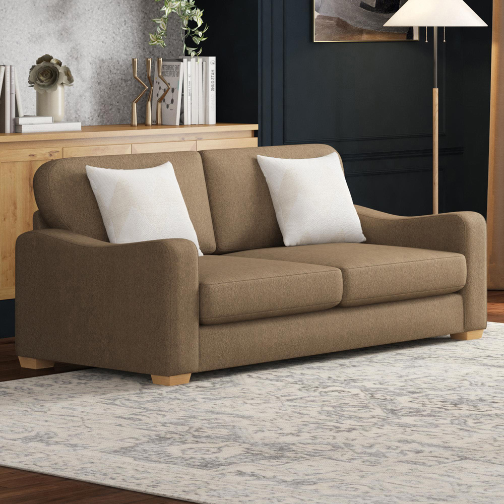 Theadford 5 Seater Venice Nutmeg Fixed Back Sofa Set Image 5