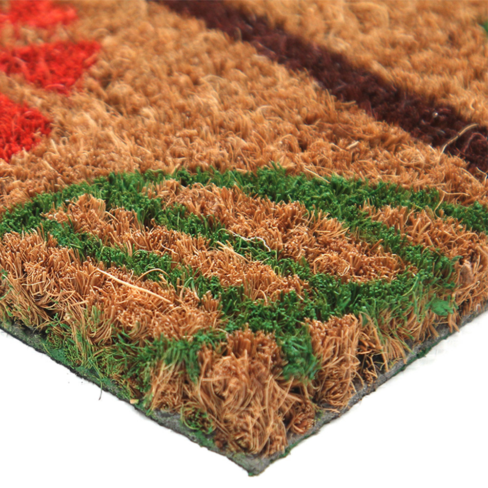 Coco & Coir Early Leaves Coir Door Mat 45 x 75cm Image 4