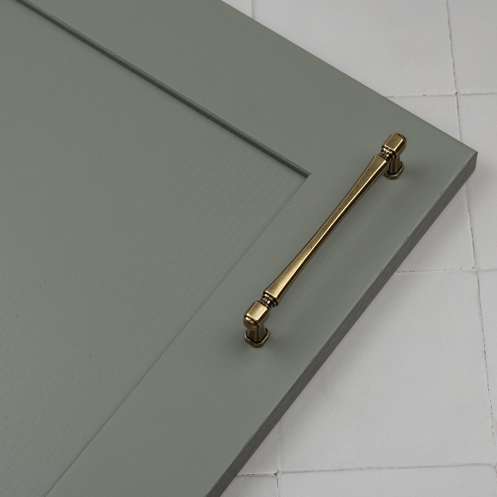 Handle & Home Antique Brass Handle 128mm Image 3