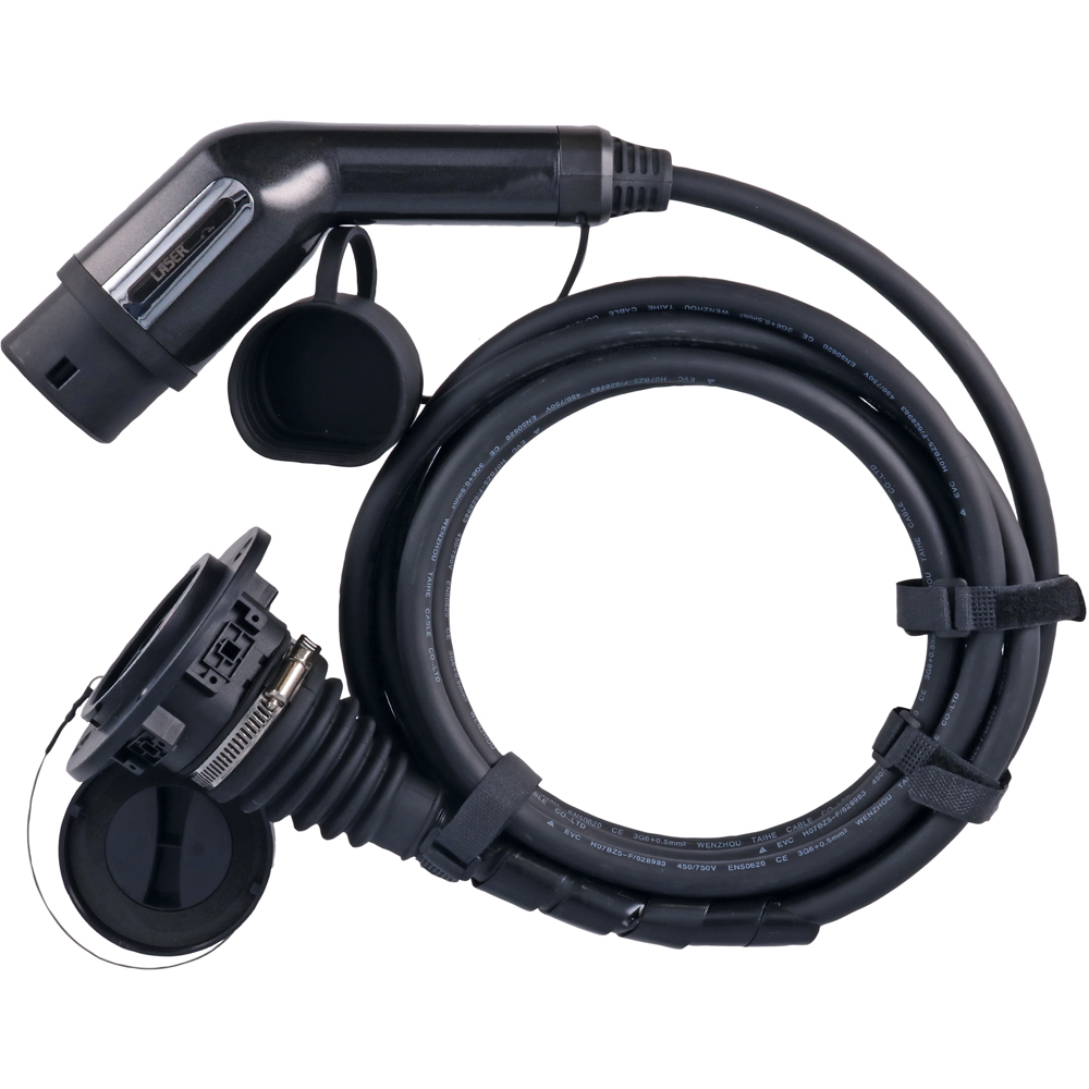 Laser 7.4kW 32A IP65 T2 Female to T2 Male Single Phase EV Charging Extension Cable 5m Image 3