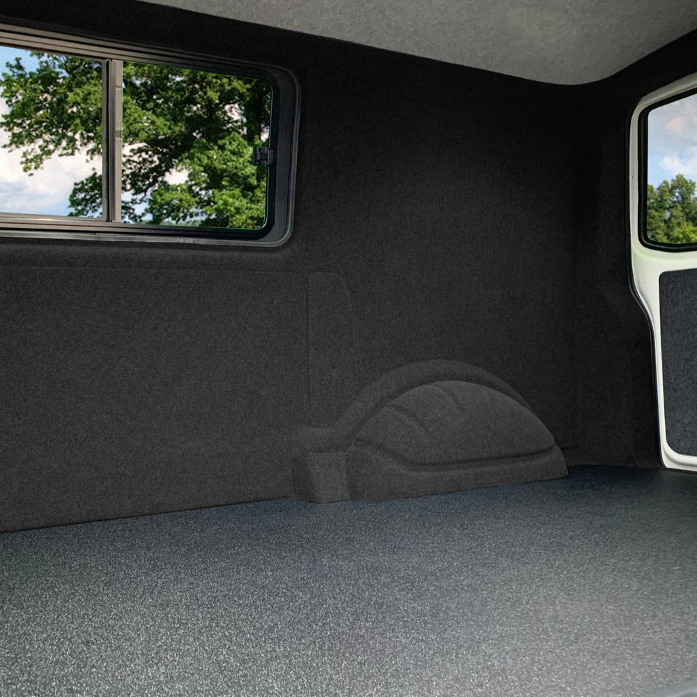 Monster Shop Anthracite Dark Grey Van Carpet Lining Image 2