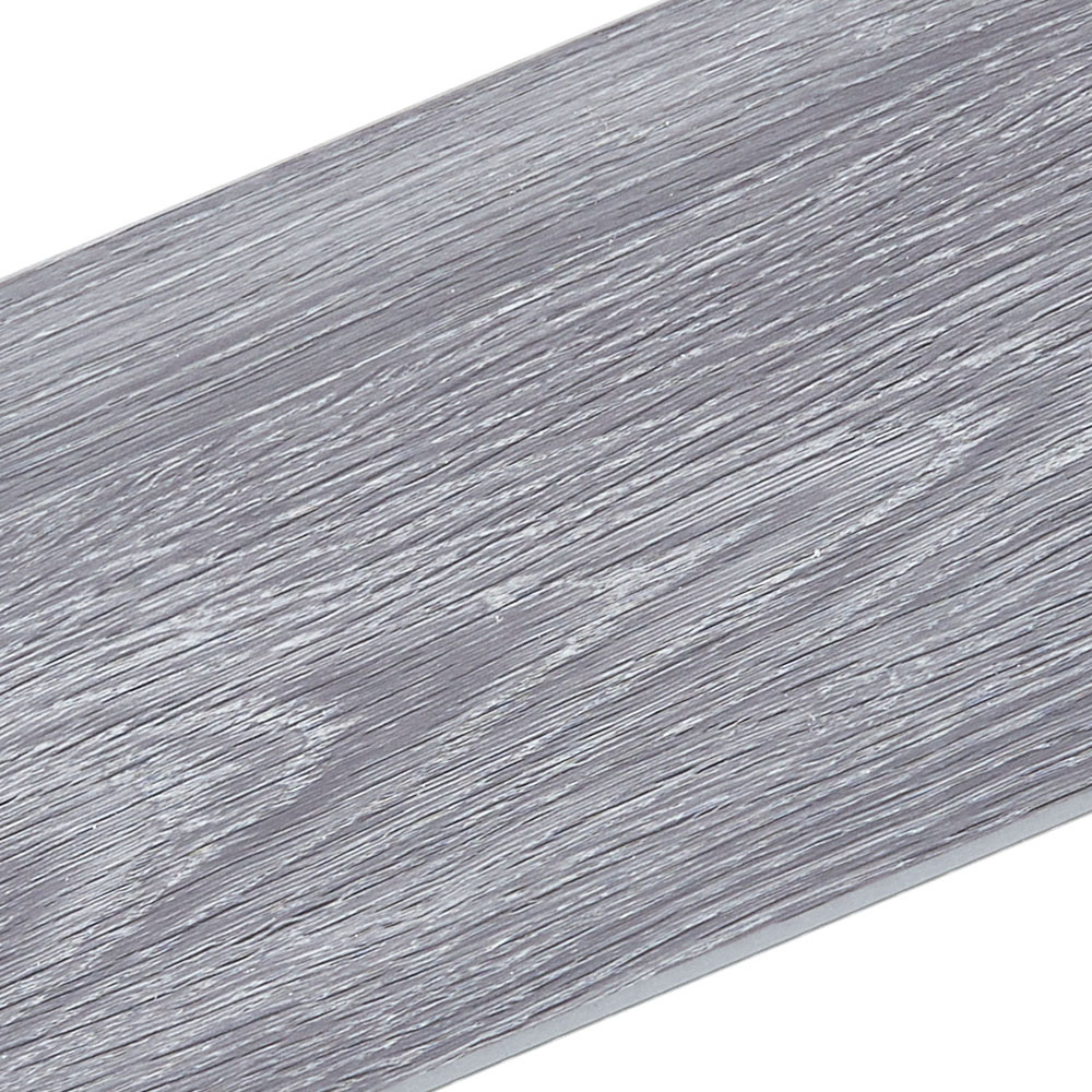 Living and Home Light Grey Wood Grain Rectangle PVC Flooring 20 Pack Image 4