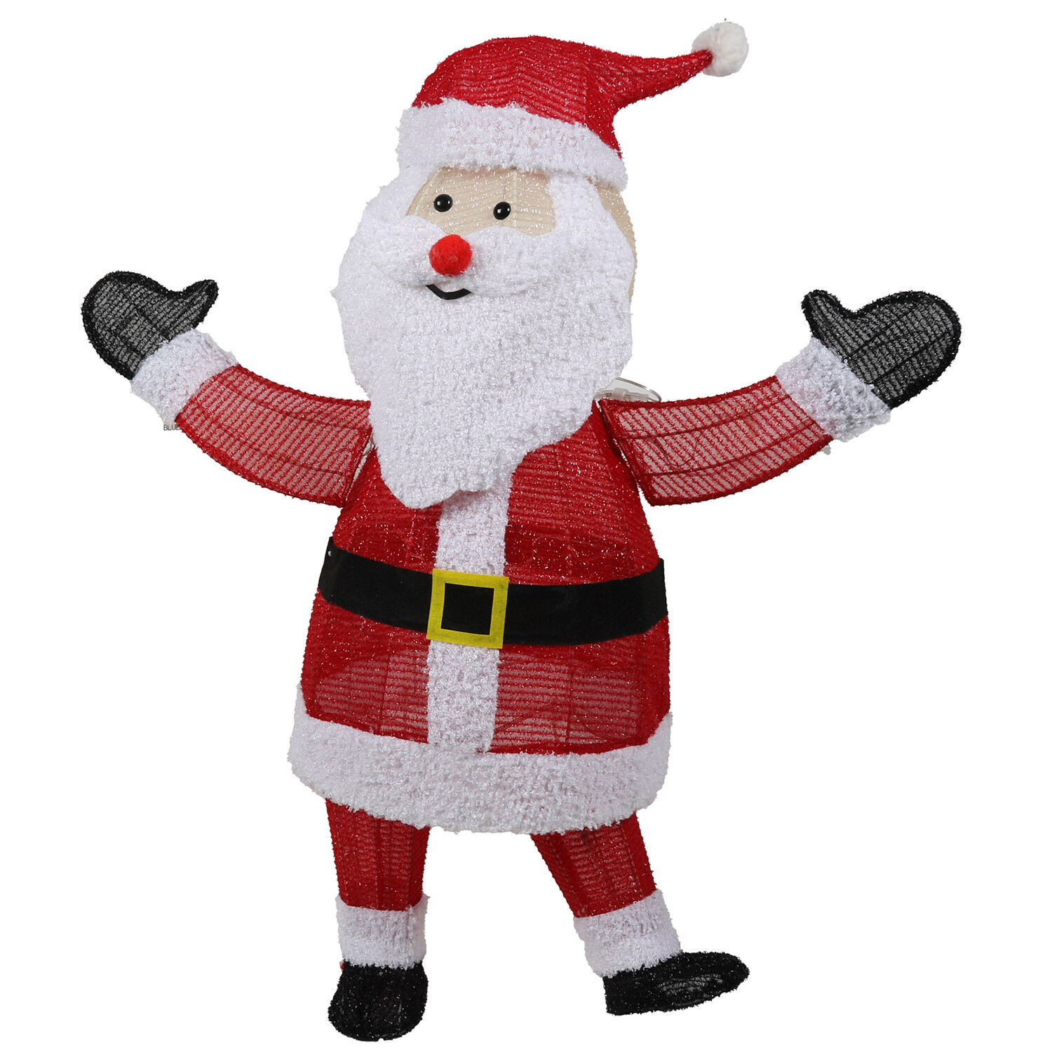 70 LED Standing Santa - Red & White Image 1