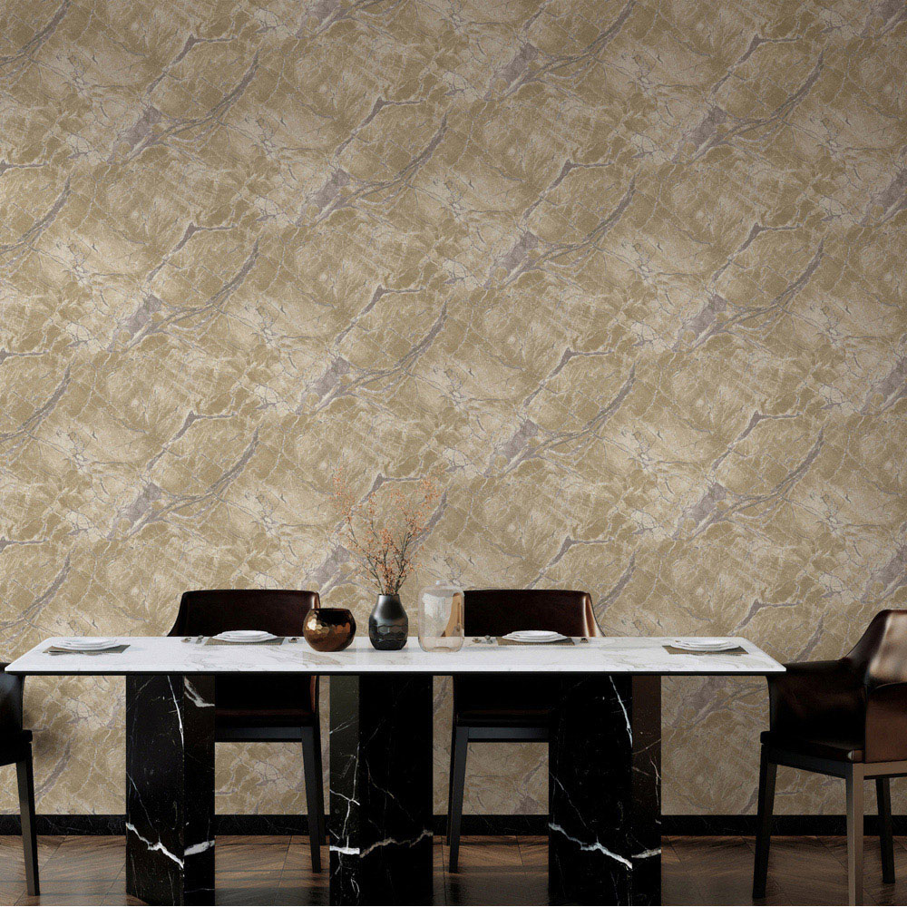 Holden Portoro Marble Beige Wallpaper Image 3