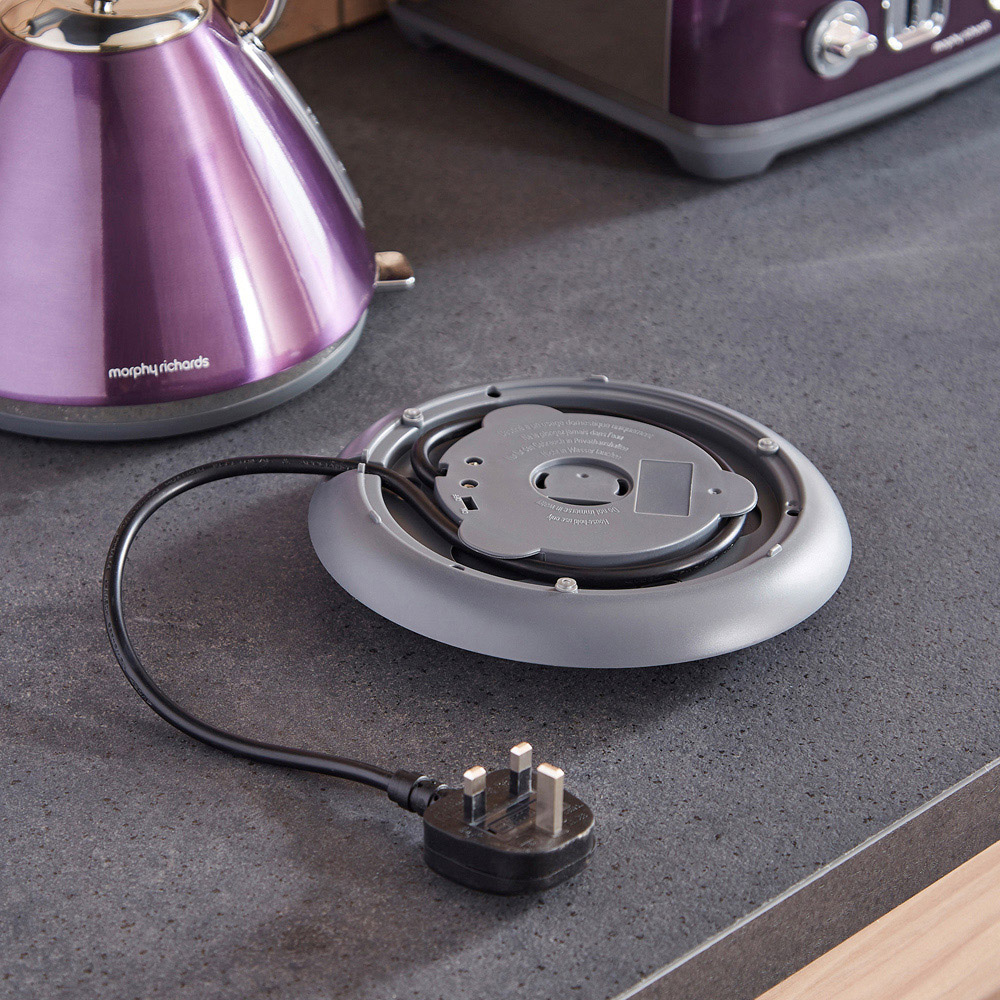 Morphy Richards Accents 102050 Purple 1.5L Pyramid Kettle 3000W Image 9