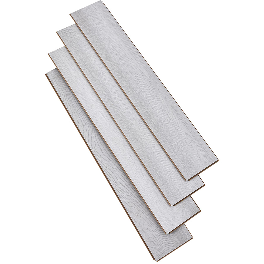 Living and Home Smoke Grey Wood Grain Rectangle Click Lock Flooring 20 Pack Image 4