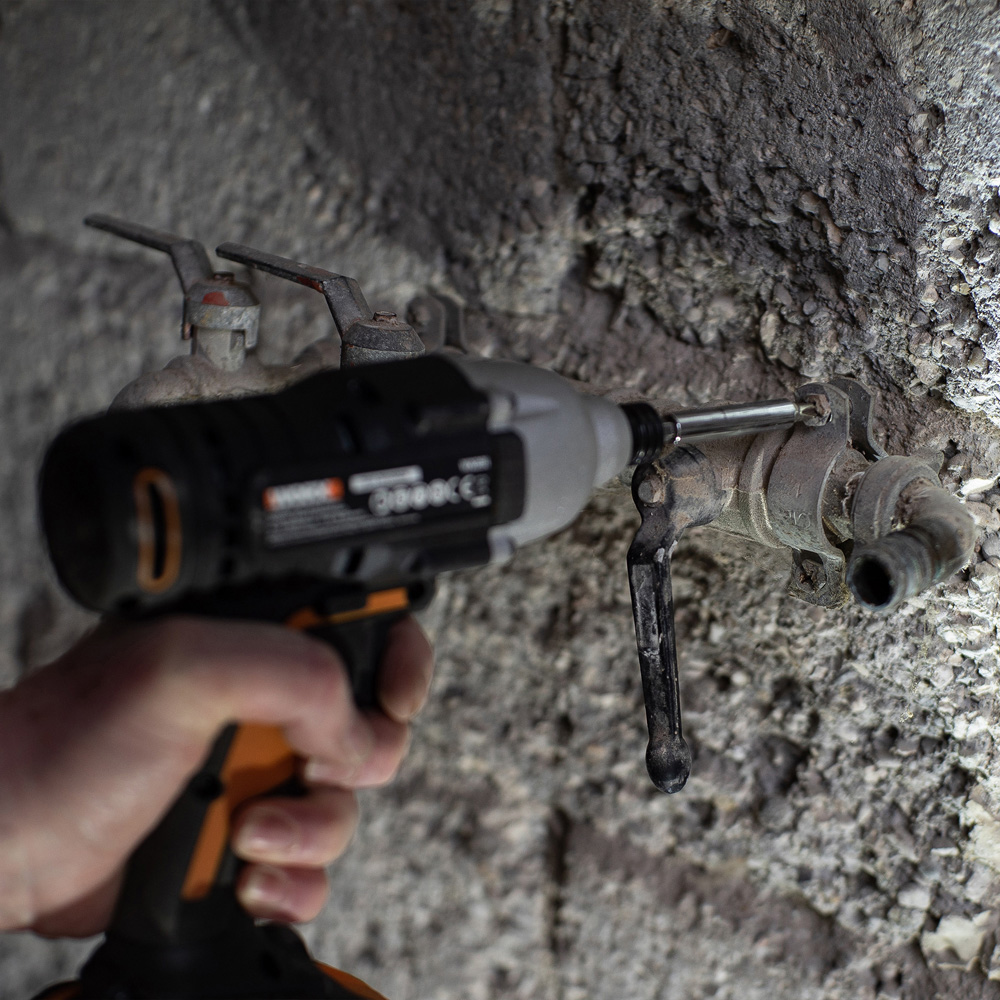 Worx WX902 20V Combi Drill and Impact Driver Set with Batteries and Charger Image 8