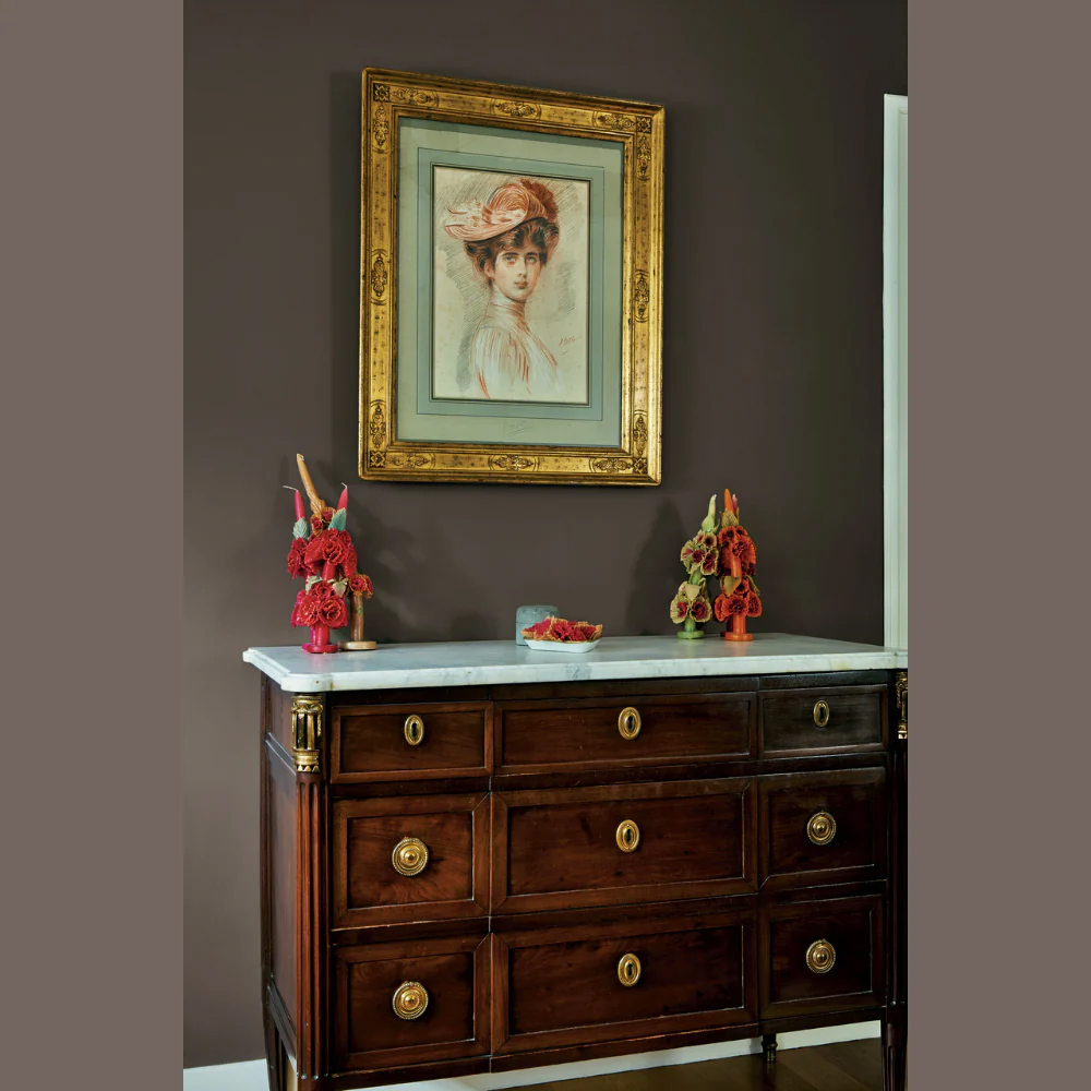 Farrow & Ball Estate Walls and Ceilings London Clay Matt Emulsion Paint 5L Image 4