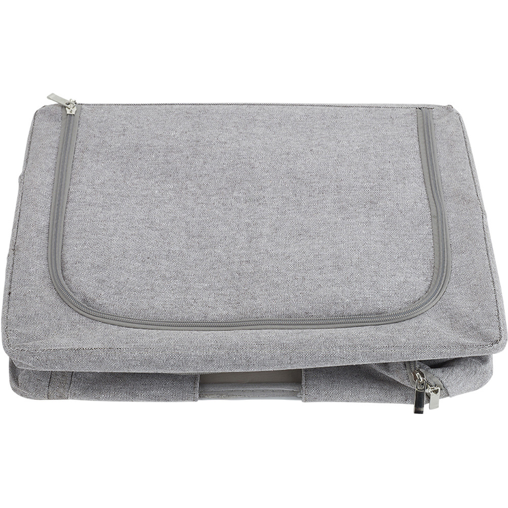Living and Home Metal Frame Fabric Clothes Storage Box 100L Image 4