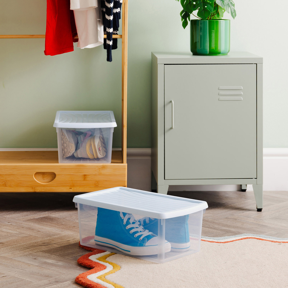 Wham Rectangular Storage Box Ice Blue 9l Image 2