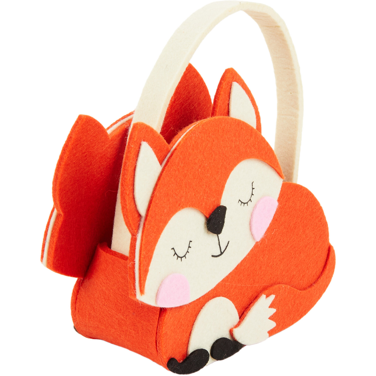 Fox Felt Bag - Orange Image 2