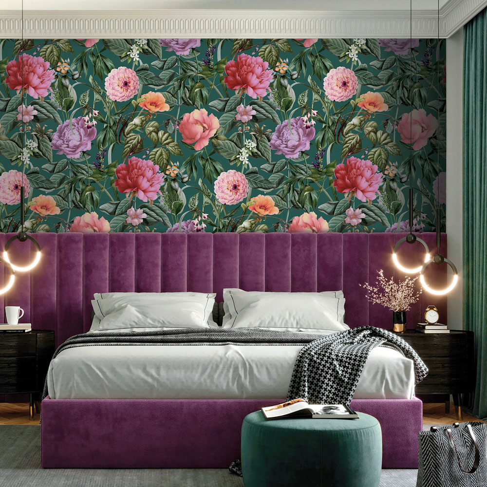 Holden Decor Botanicus Aqua Wallpaper Image 2