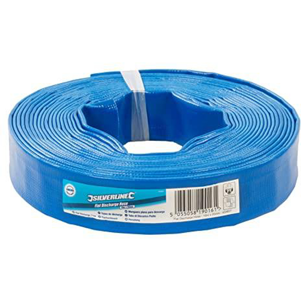 Silverline 10m Lay Flat Hose Image 2