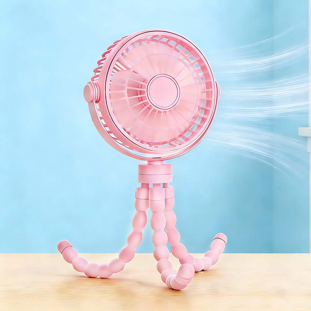 Icycool Flexible Leg Rechargeable Fan Image 2