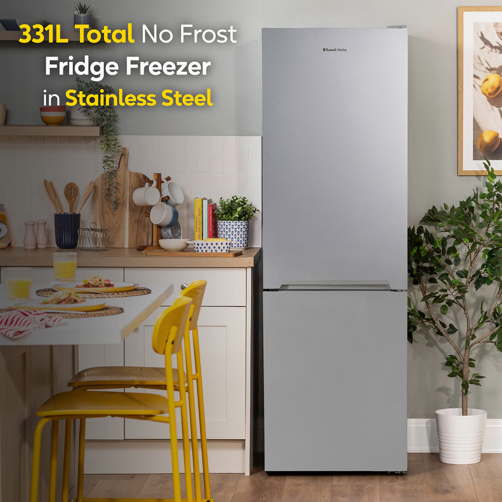 Russell Hobbs RH185FF601C1SS Stainless Steel Total No Frost 331L Fridge Freezer Image 6