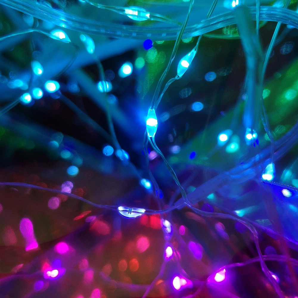 Samuel Alexander 600 White LED Standing Iridescent Stag Christmas Decoration 5ft Image 5