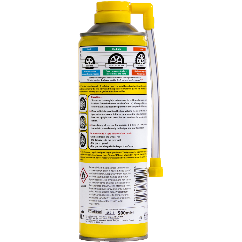 Add It Tyre Seal 500ml Image 2
