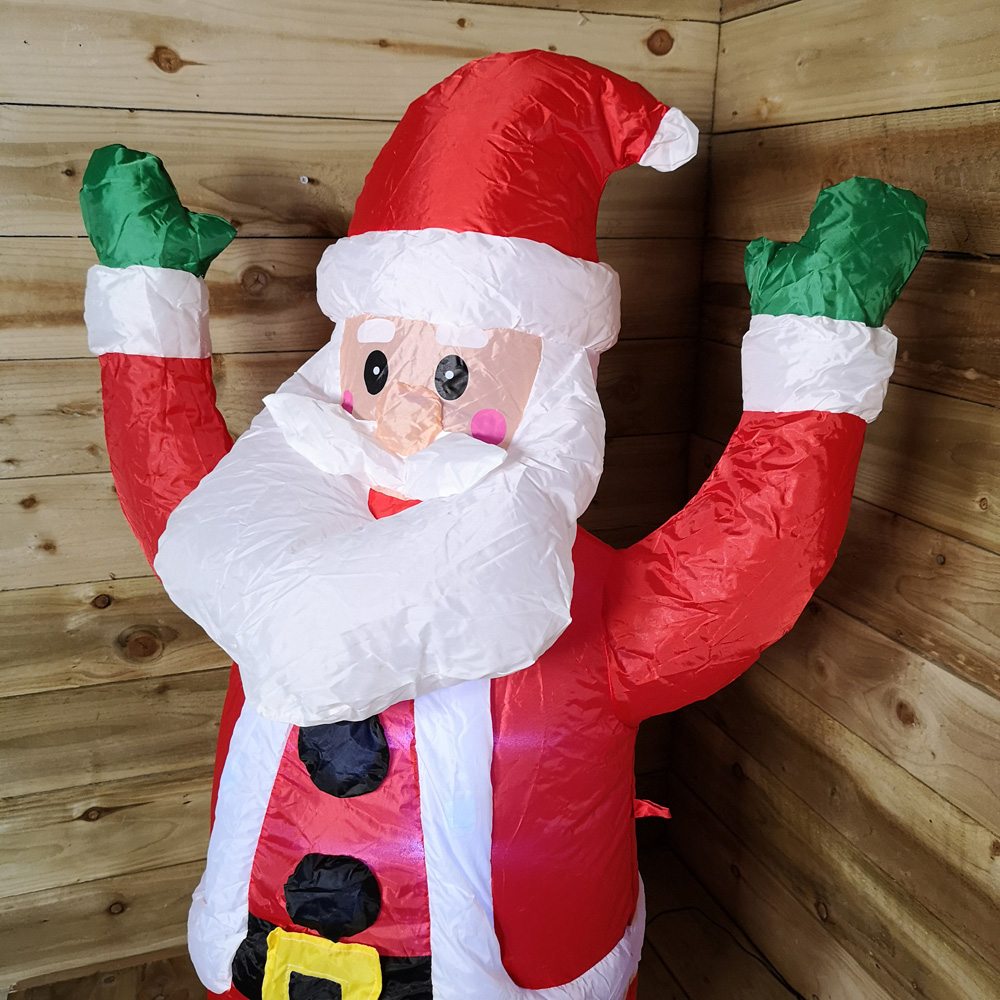 Samuel Alexander Santa Claus Light Up Inflatable Christmas Decoration 4ft Image 2