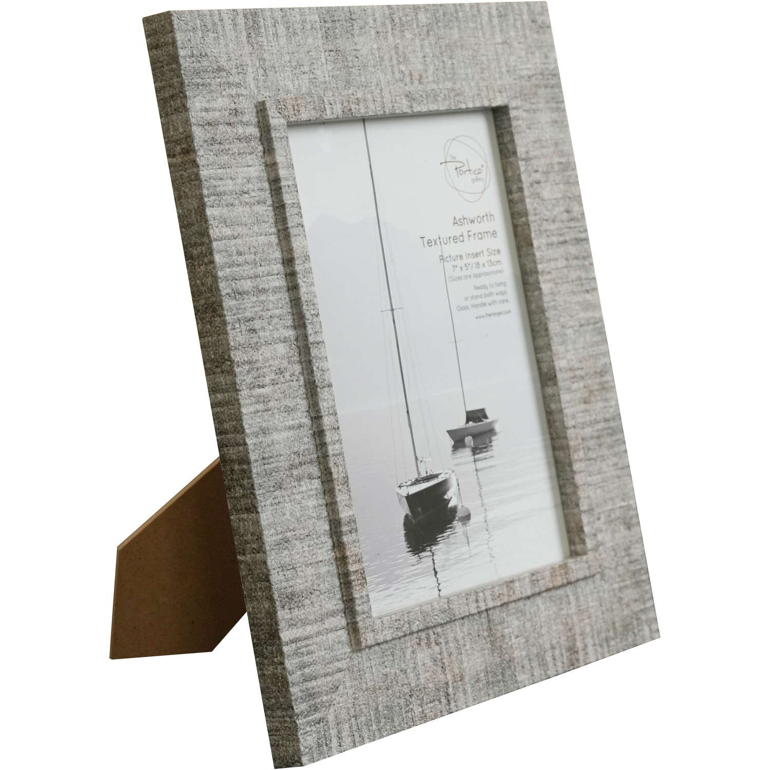 Ashworth Textured Frame - Grey / 7x5in Image 2
