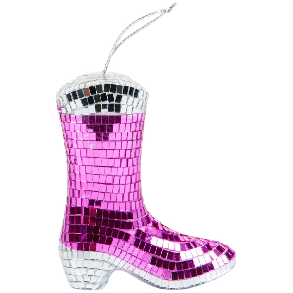 Disco Cowboy Boot Hanging Decoration Image 3