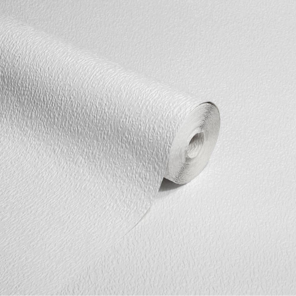 Anaglypta Lace Bark White Wallpaper Image 2