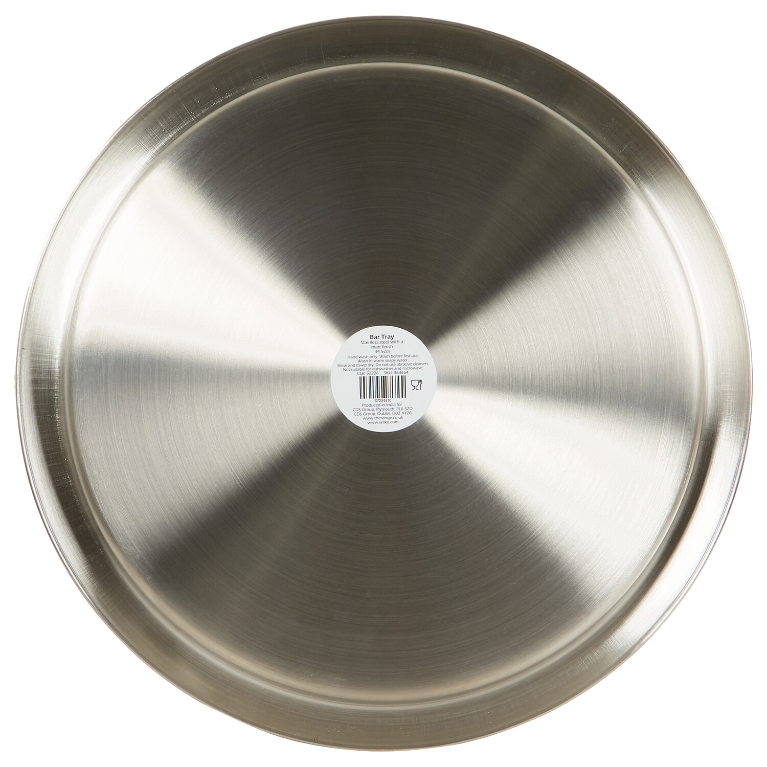 Stainless Steel Bar Tray - Silver Image 3