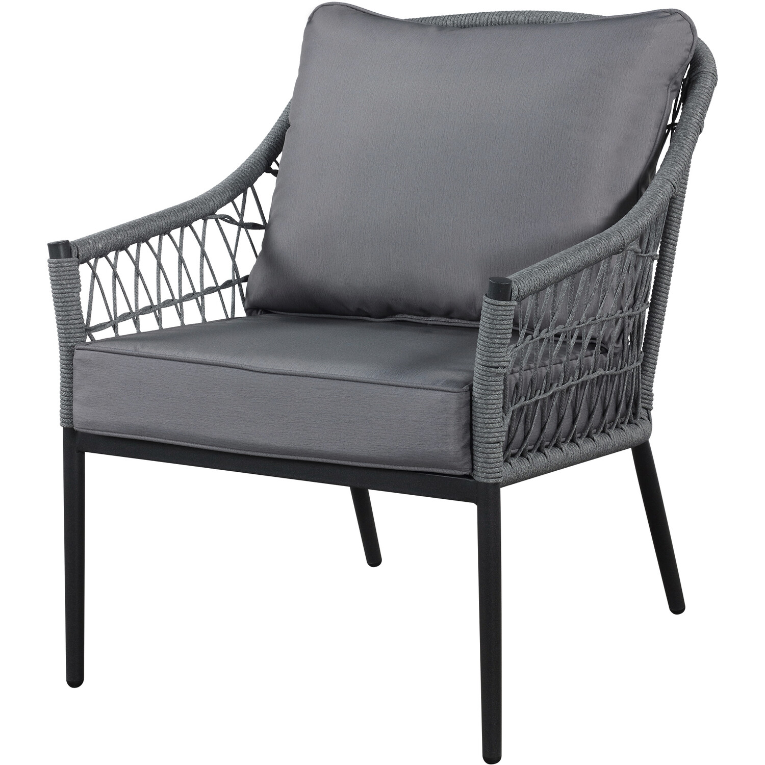 Malay Paradise 4 Seater Grey Deep Seating Sofa Lounge Set Image 5