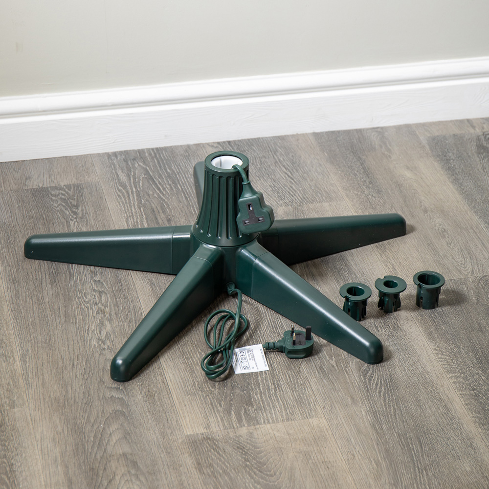 Samuel Alexander Green Rotating Christmas Tree Stand 20 x 65cm Image 2