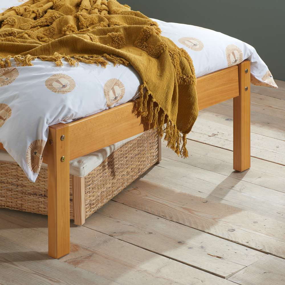 Denver Single Pine Wooden Bed Image 8