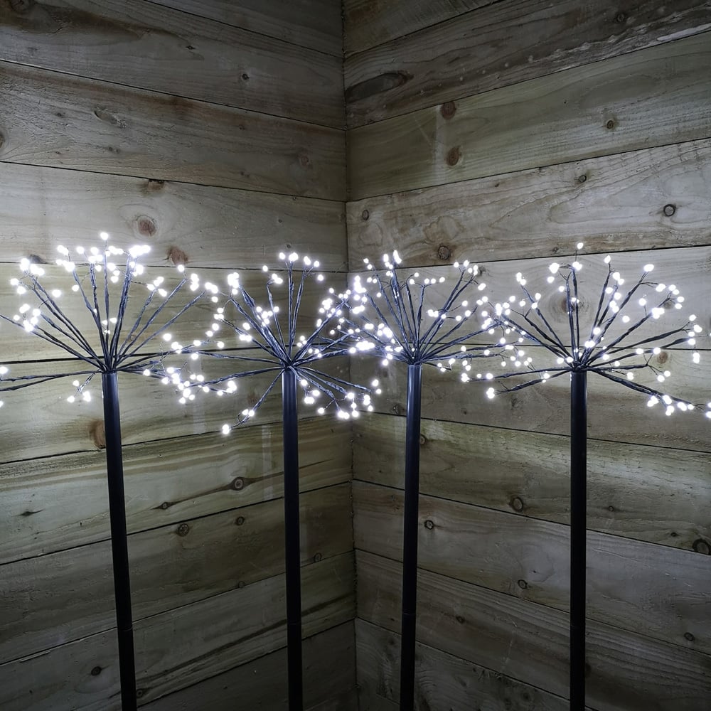 Samuel Alexander Sputnik Sparkler Cool White LED Path Light 100cm 4 Pack Image 5