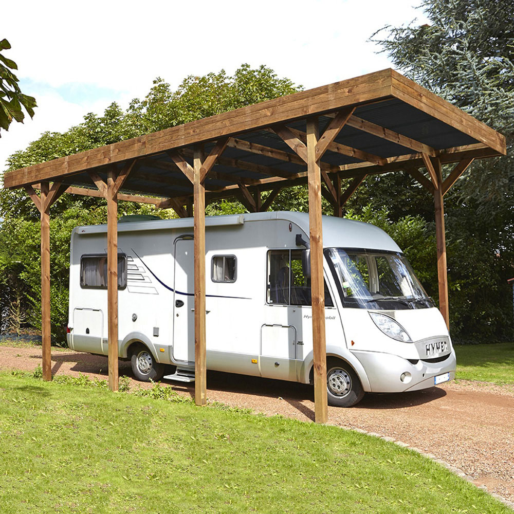 Cerland Wooden Carport 13 x 22.9ft Image 2