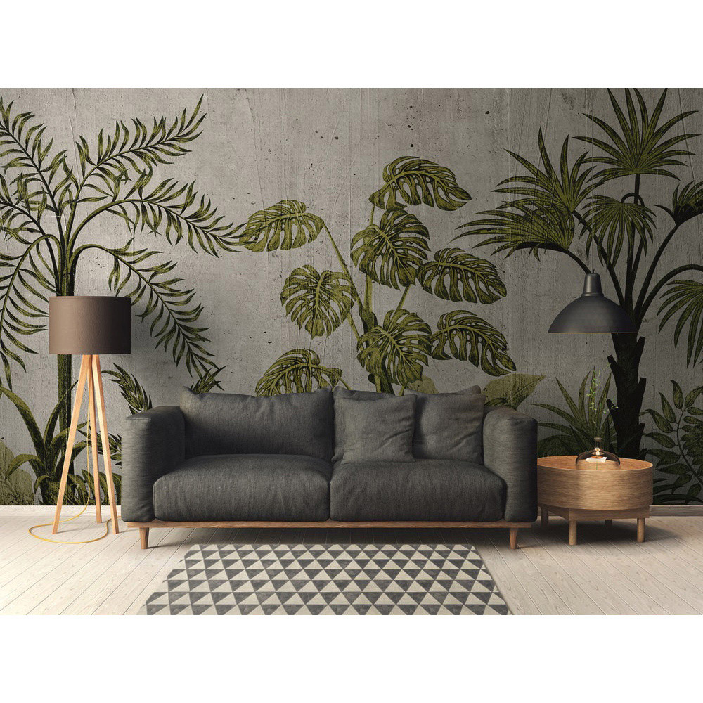 A.S Creation Jungle Concrete 1 Digital Mural Image 3