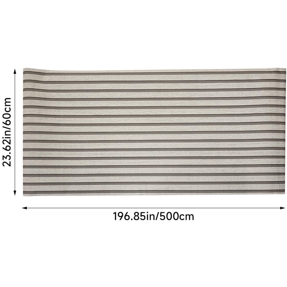 Living and Home 3D Wood Effect Beige Self Adhesive Textured PVC Wallpaper Image 8