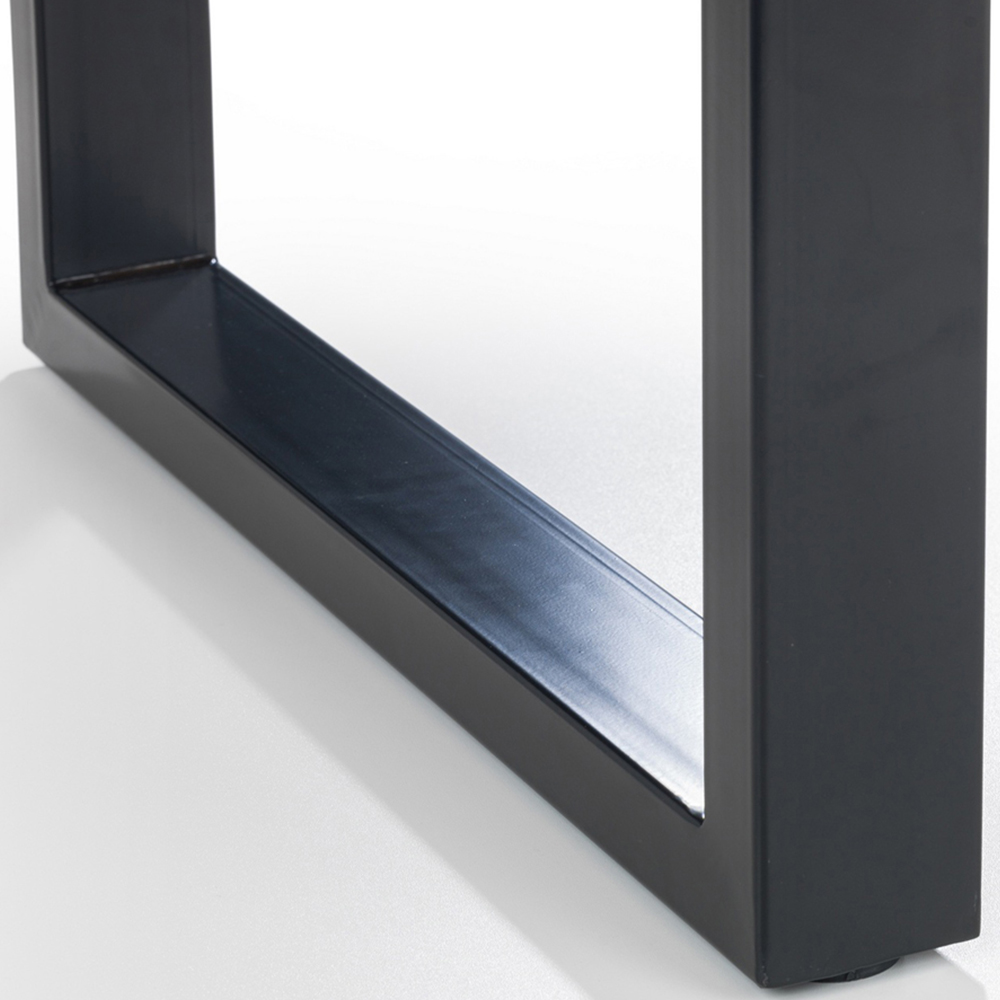 Julian Bowen Berwick 6 Seater Rectangular Dining Set with Low Bench Mustard Image 8