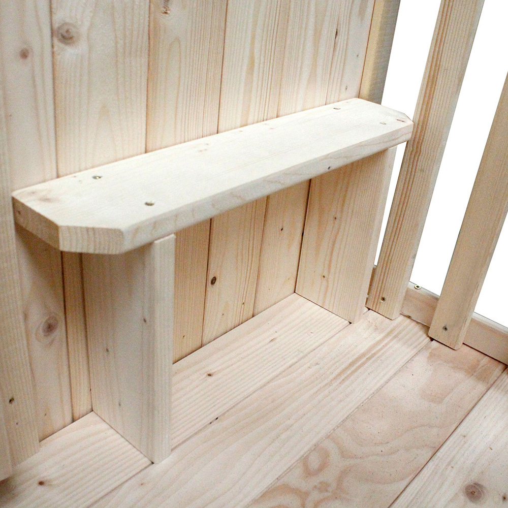 Soulet Carry 6 x 8ft Kids Wooden Shepherds Hut Playhouse Image 4