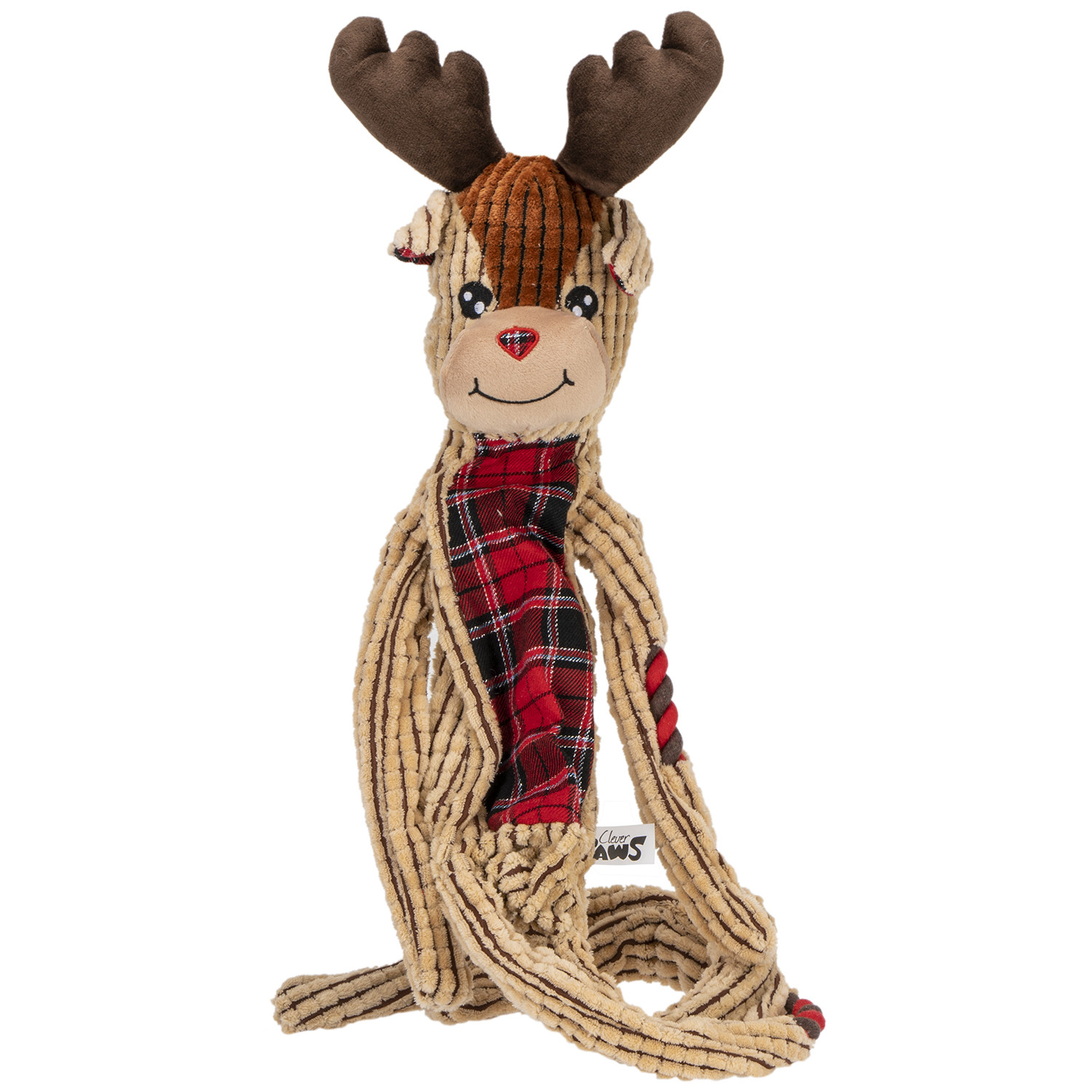 Clever Paws Rope Core Reindeer Image 2