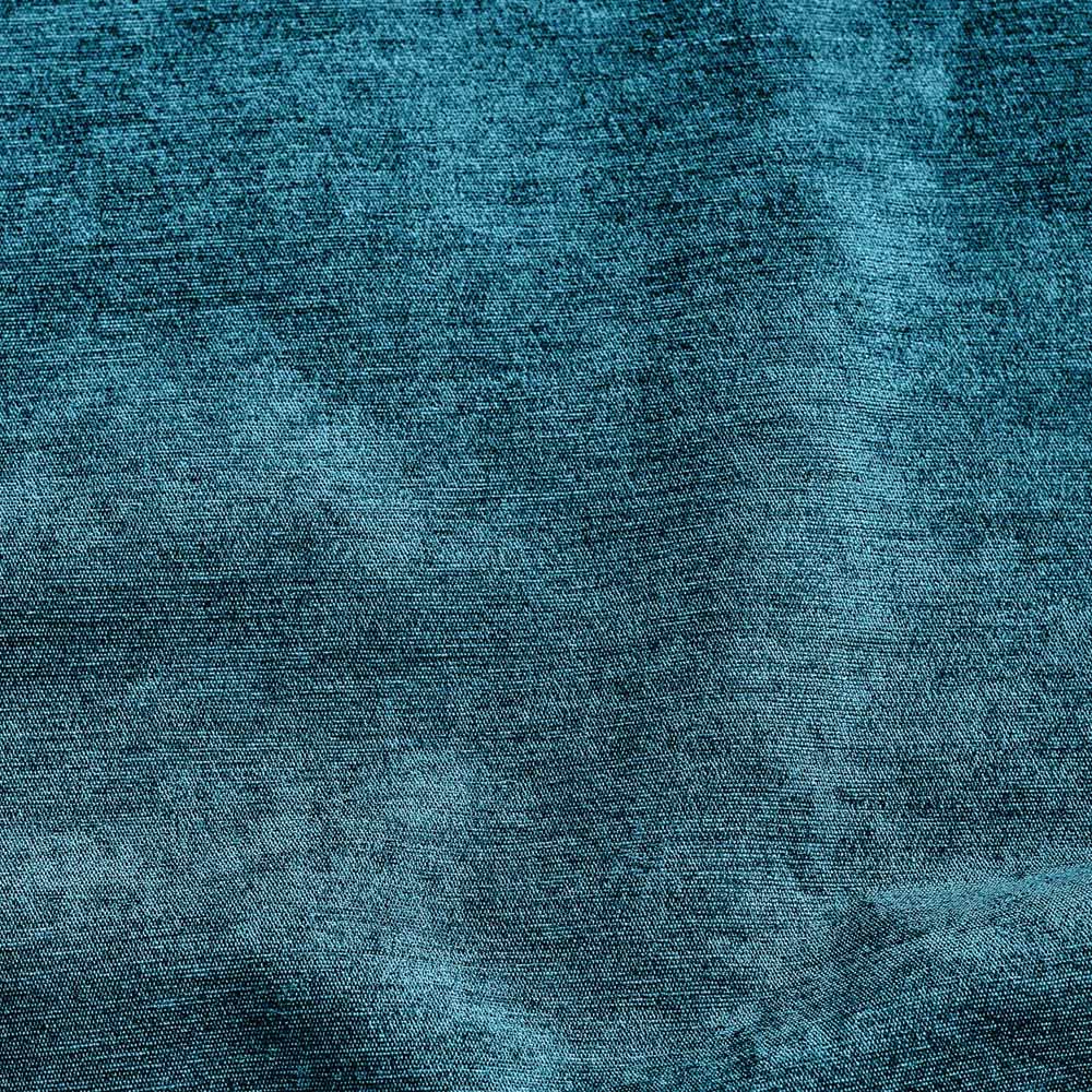 Alan Symonds Teal Chenille Blackout Pencil Pleat Curtains 117cm x 229cm Image 5