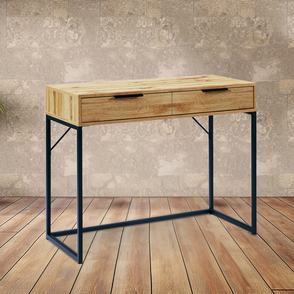 Julian Bowen Bali 2 Drawer Oak Dressing Table Image 5