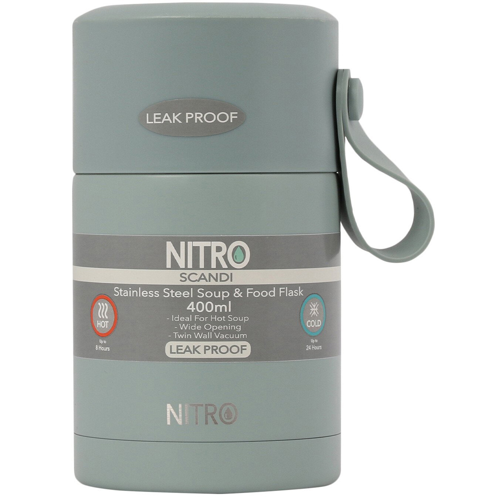 Nitro Scandi 400ml Stainless Steel Soup and Food Flask Image 3