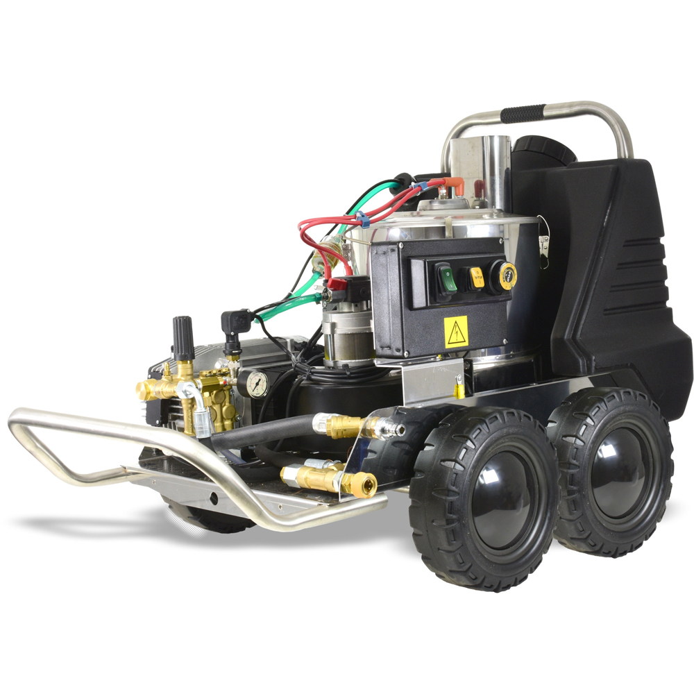 V-TUF RAPID MSHF Professional Hot Water Mobile Pressure Washer 120Bar with Commercial Foam System Image 3
