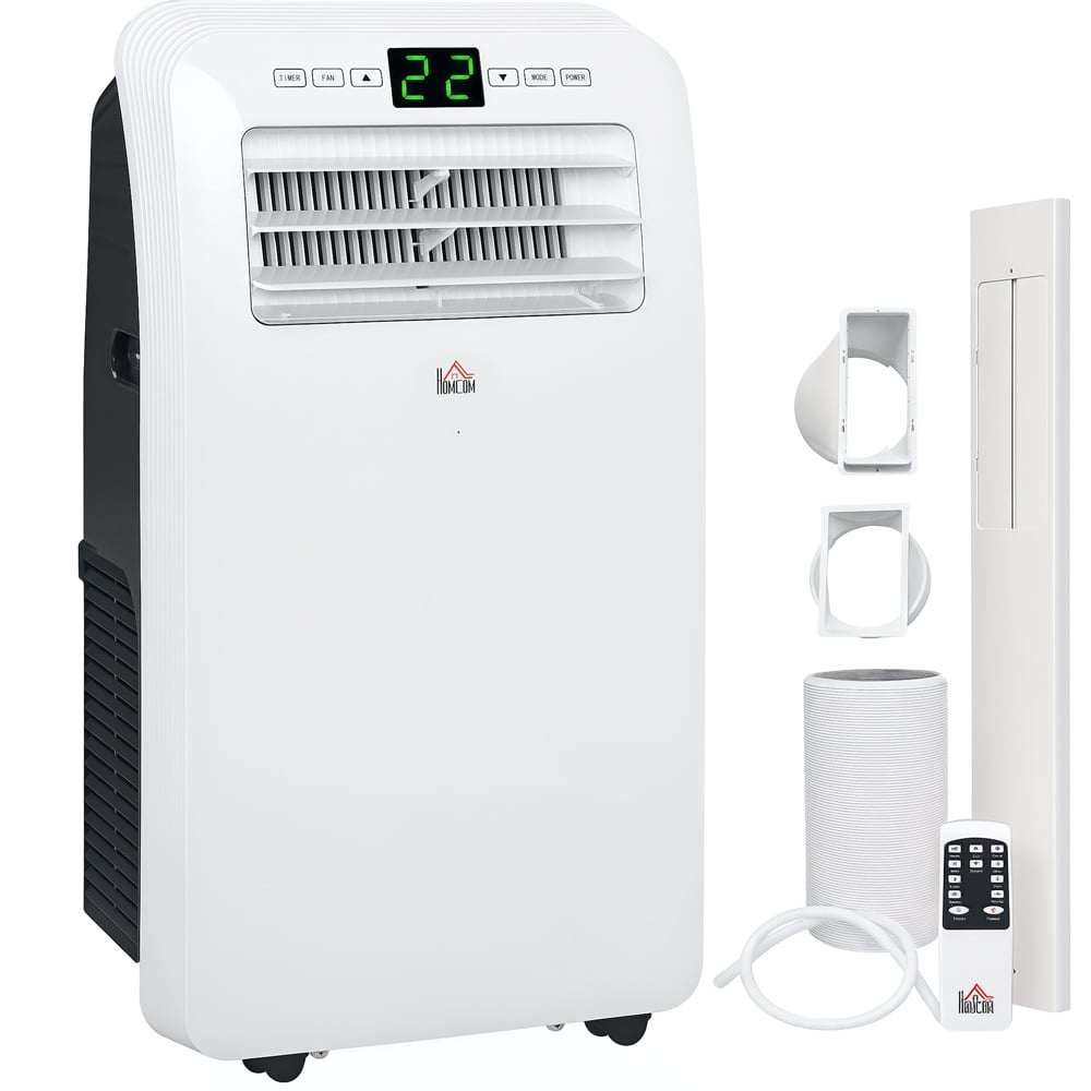 HOMCOM White 12000BTU Portable Air Conditioner and Dehumidifier Image 3