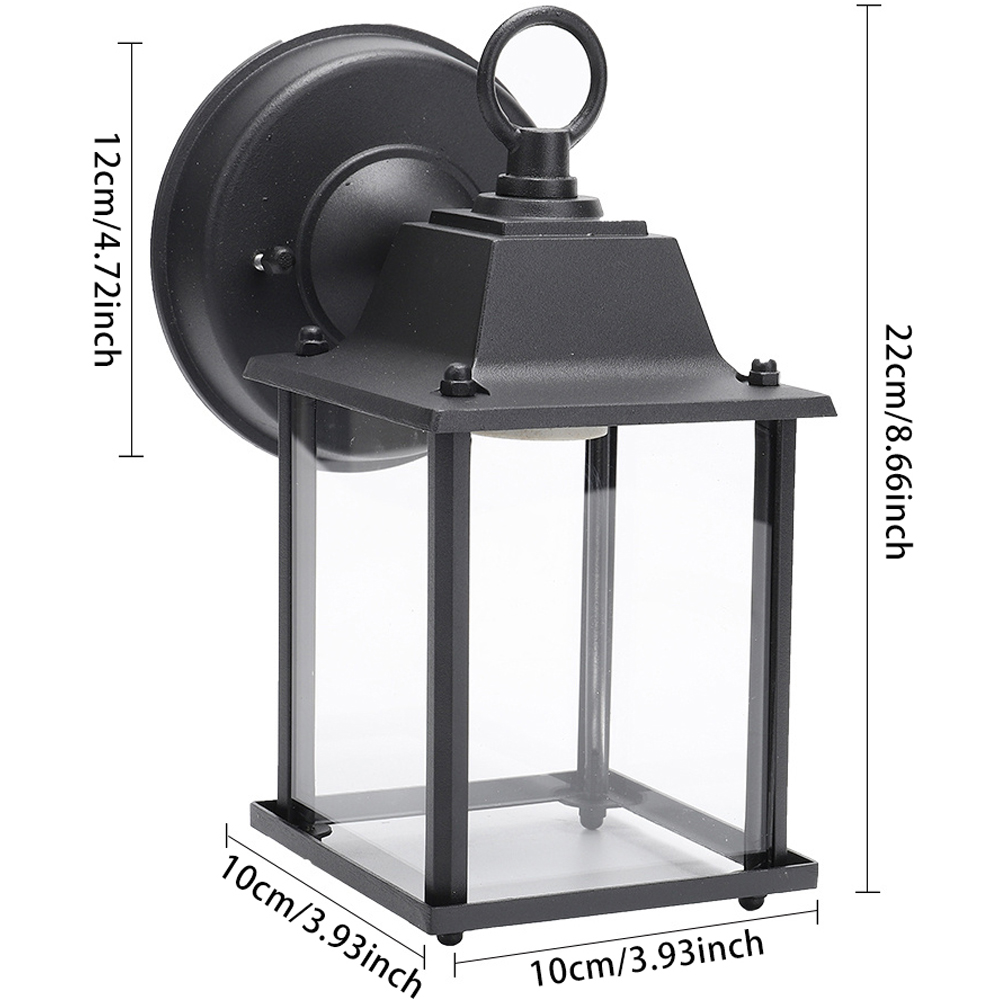 Living and Home E27 Metal Waterproof Garden Wall Light Image 7