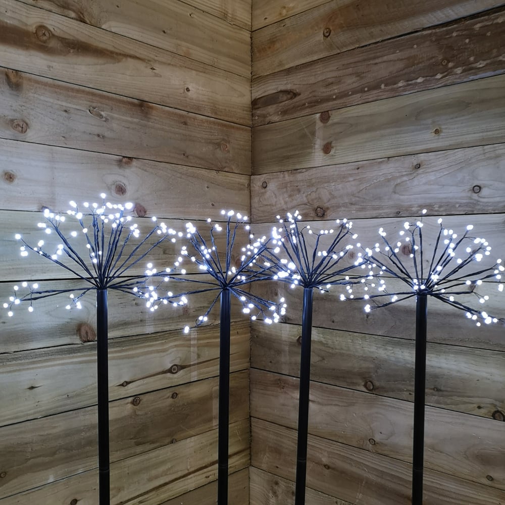 Samuel Alexander Sputnik Sparkler Cool White LED Path Light 100cm 4 Pack Image 6