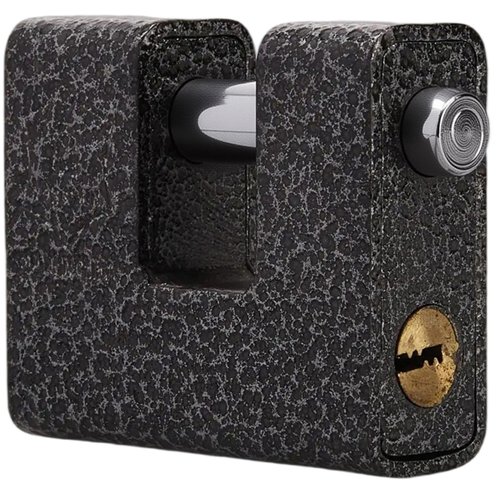 Living and Home D-Shaped Padlock with 4 Keys Image 3