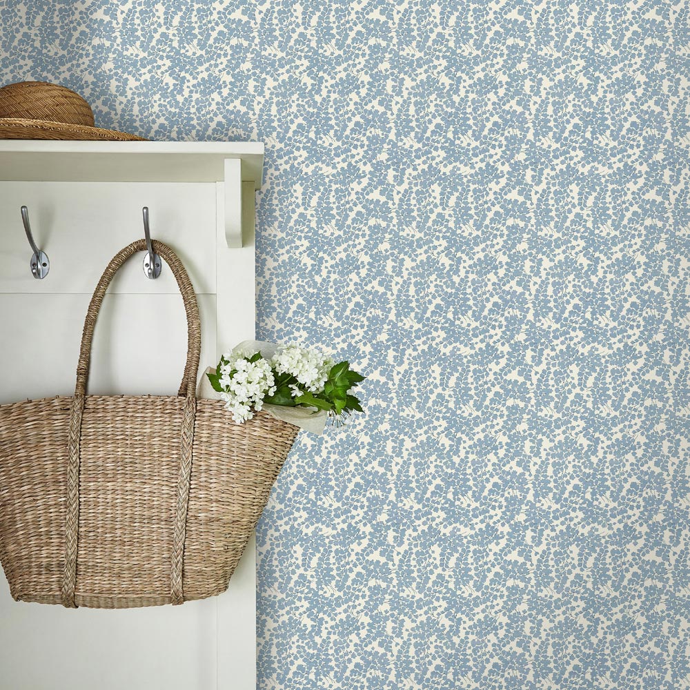 Laura Ashley Cariad Spray Newport Blue Wallpaper Image 3