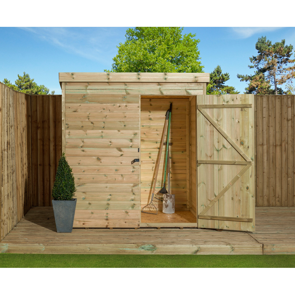 Empire Sheds 1000 6 x 4ft Single Door Tongue and Groove Pent Garden Shed Image 4